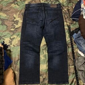 TK Axel slim boot dark wash embroidered denim stretch vtg y2k grunge 36/30‎